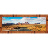 4x10 Traditional Honey Pecan Complete Wood Picture Frame with UV Acrylic, Foam Board Backing, & Hardware