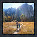4x4 Contemporary Black Complete Wood Picture Frame with UV Acrylic, Foam Board Backing, & Hardware