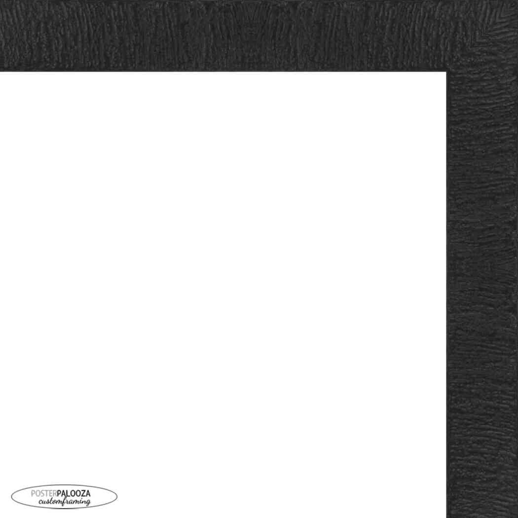 4x4 Traditional Black Complete Wood Picture Frame with UV Acrylic, Foam Board Backing, & Hardware