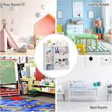 5-Cubby Kid's Bookcase and Bookshelf, Multi Toy Storage Organizer