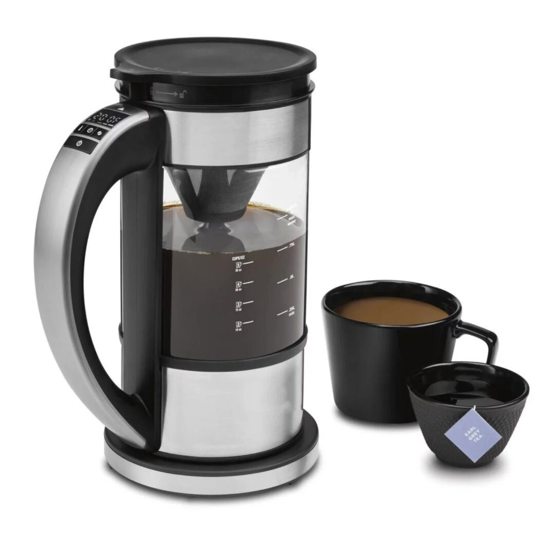 5-Cup Programmable Percolator & Electric Kettle