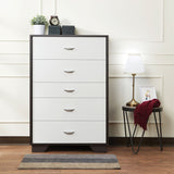 5 Drawer Chest Storage Cabinets Dressers Wood Dresser