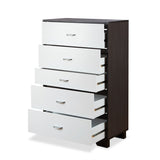 5 Drawer Chest Storage Cabinets Dressers Wood Dresser