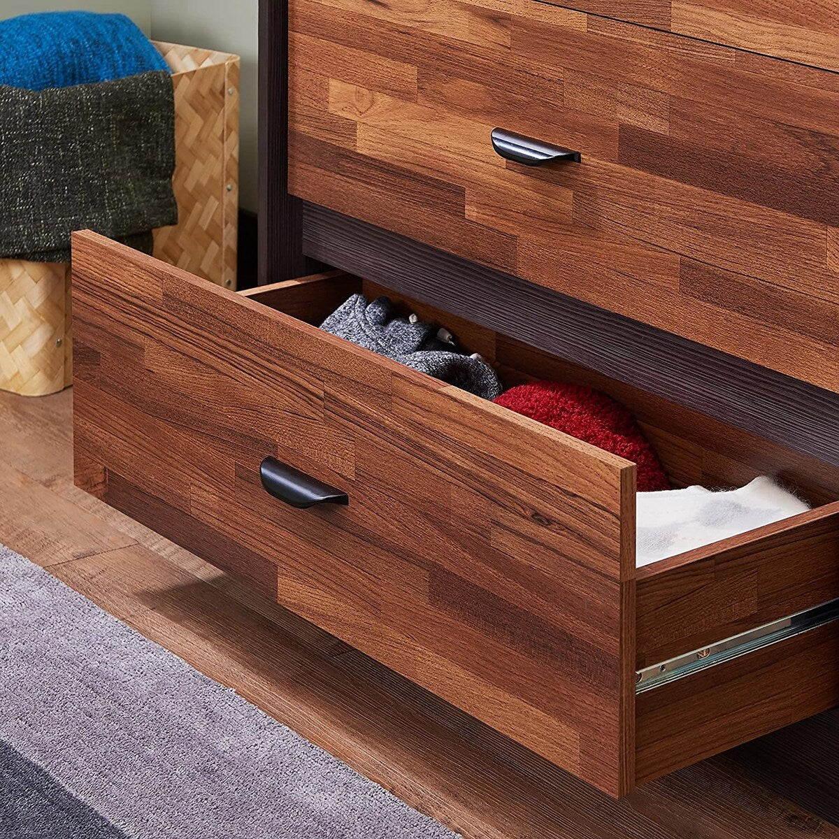 5 Drawer Chest Storage Cabinets Dressers Wood Dresser