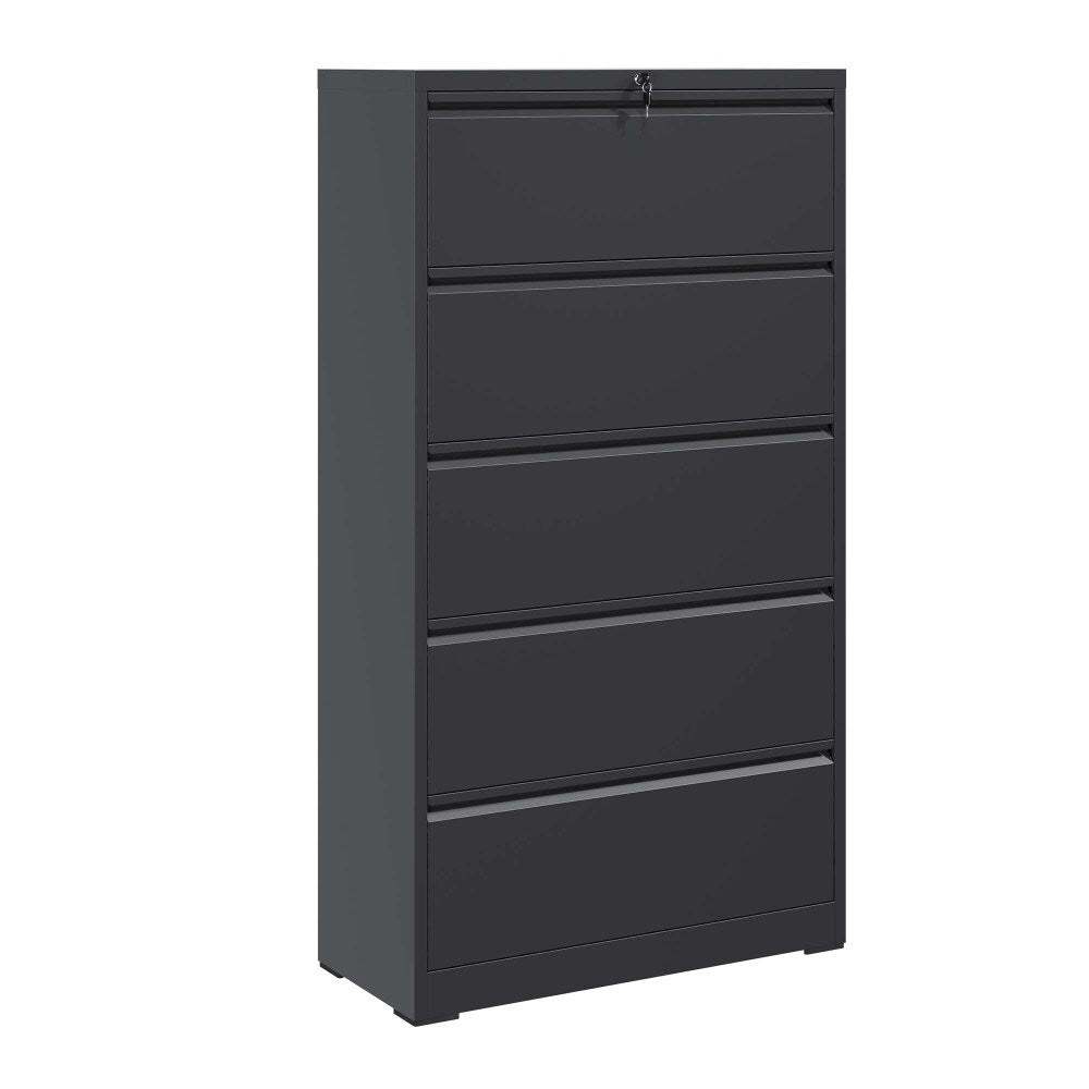 5 Drawer Lateral File Cabinet with Lock, for Legal/Letter/A4/F4 Size
