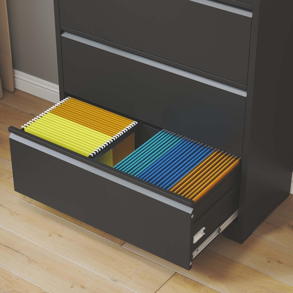 5 Drawer Lateral File Cabinet with Lock, for Legal/Letter/A4/F4 Size