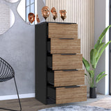 5 Drawers Dresser And Metal Handle
