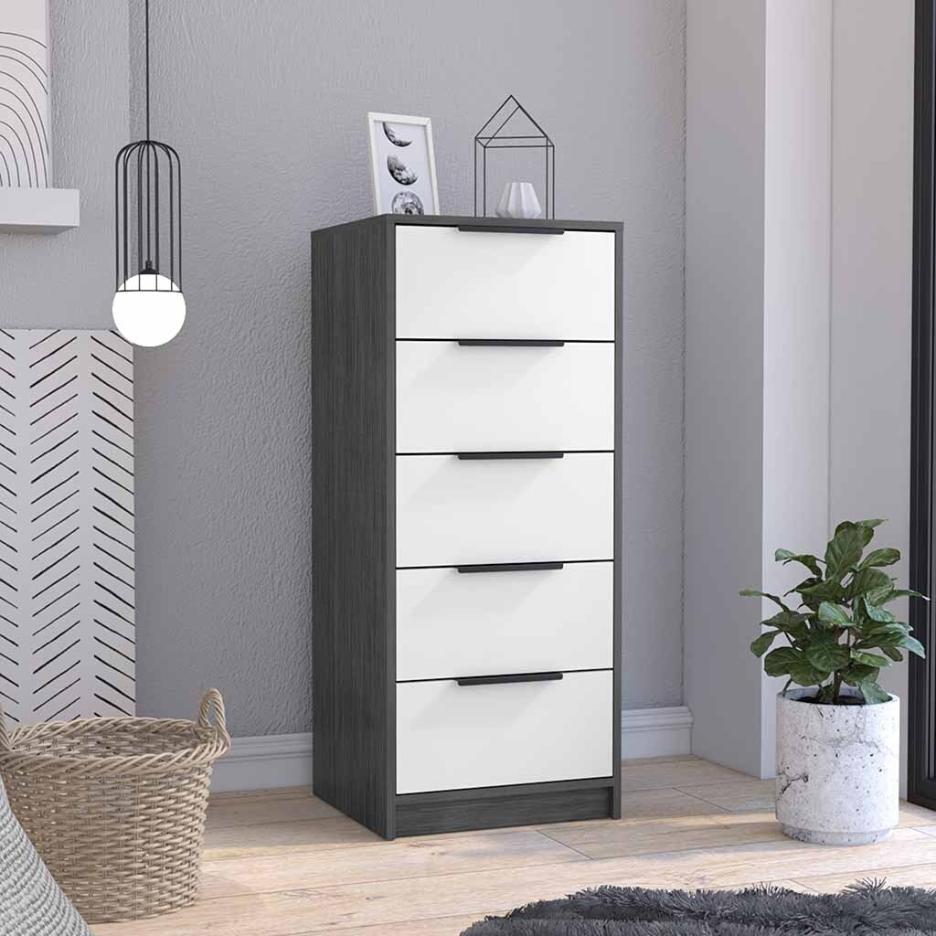 5 Drawers Dresser And Metal Handle