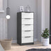 5 Drawers Dresser And Metal Handle