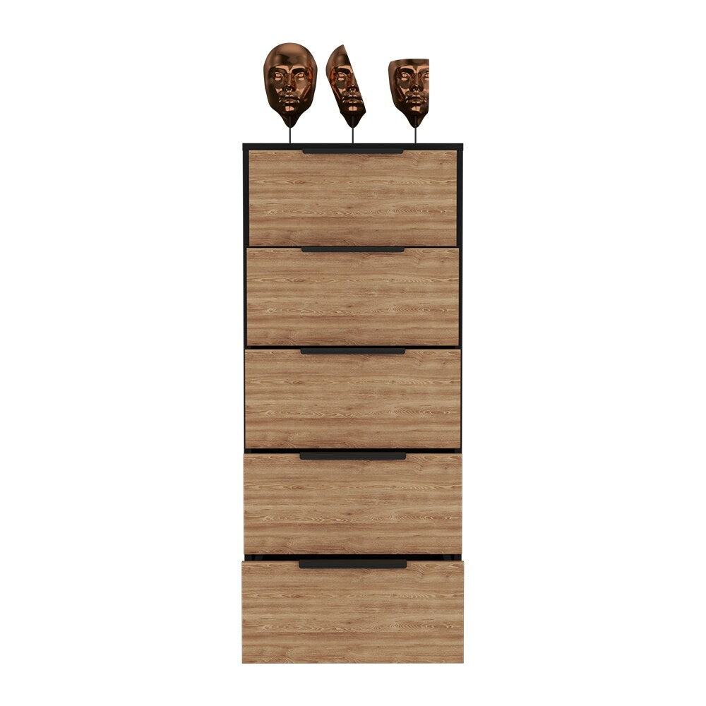 5 Drawers Dresser And Metal Handle
