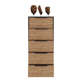5 Drawers Dresser And Metal Handle