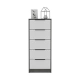 5 Drawers Dresser And Metal Handle