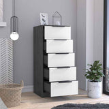 5 Drawers Dresser And Metal Handle