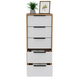 5 Drawers Dresser And Metal Handle