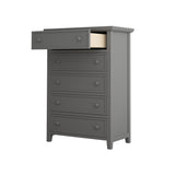 5 Drawers Solid Wood Chest for Bedroom Living room Home
