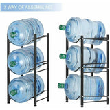 5 Gallon Water Jug Holder Water Bottle Storage Rack, 3 Tiers