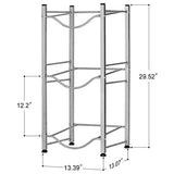5 Gallon Water Jug Holder Water Bottle Storage Rack, 3 Tiers