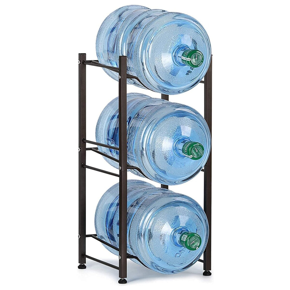 5 Gallon Water Jug Holder Water Bottle Storage Rack, 3 Tiers