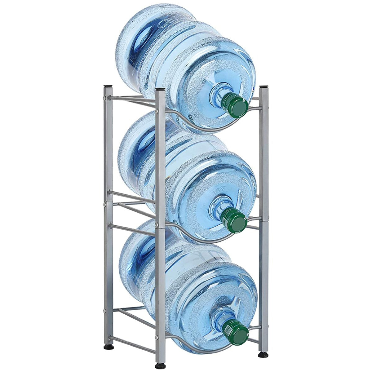5 Gallon Water Jug Holder Water Bottle Storage Rack, 3 Tiers