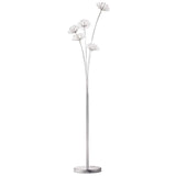 5 Heads Glam Dandelion LED Crystal Floor Lamps - 11"