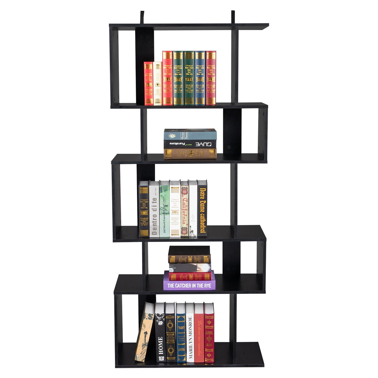 5-Layer Freestanding Ladder Bookcase