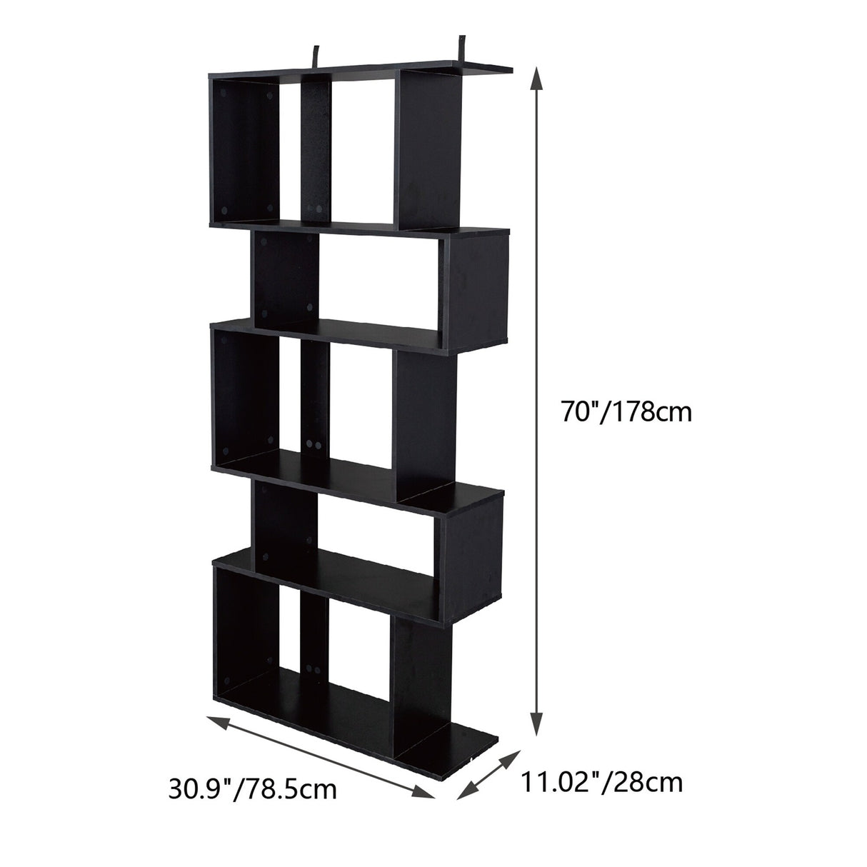 5-Layer Freestanding Ladder Bookcase