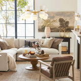5-Light Modern Linear Sputnik Ceramic Chandelier Cone Globe Ceramic Island Pendant for Dining Room