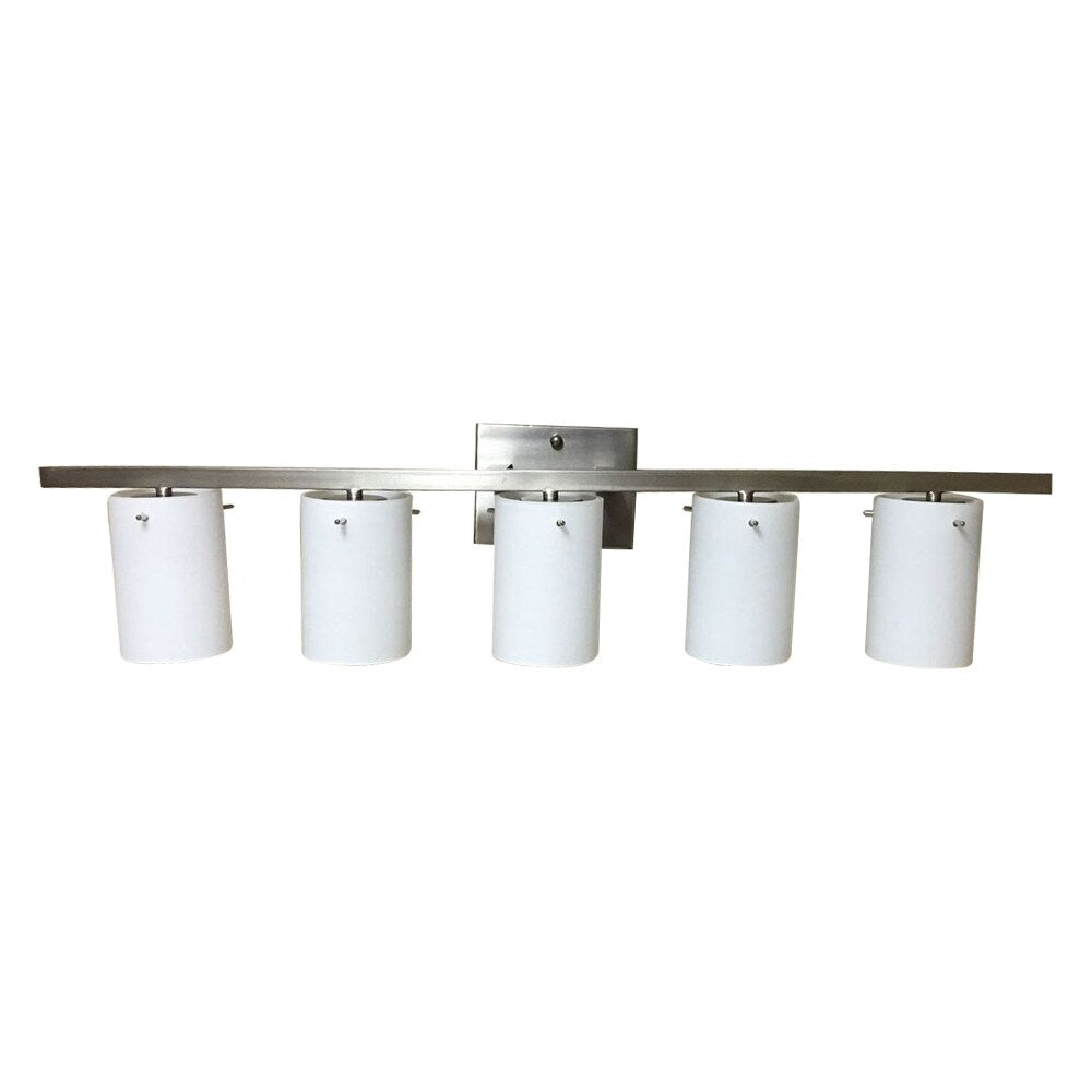 5 Light Vanity Lighting in Brushed Nickel Finish - Brushed Nickel