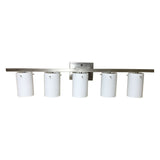 5 Light Vanity Lighting in Brushed Nickel Finish - Brushed Nickel