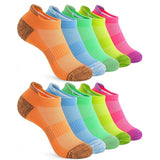 5 Pairs Ankle Socks Wear Resistant Elastic Breathable MoistureWicking Washable NonFading Running Athletic Socks