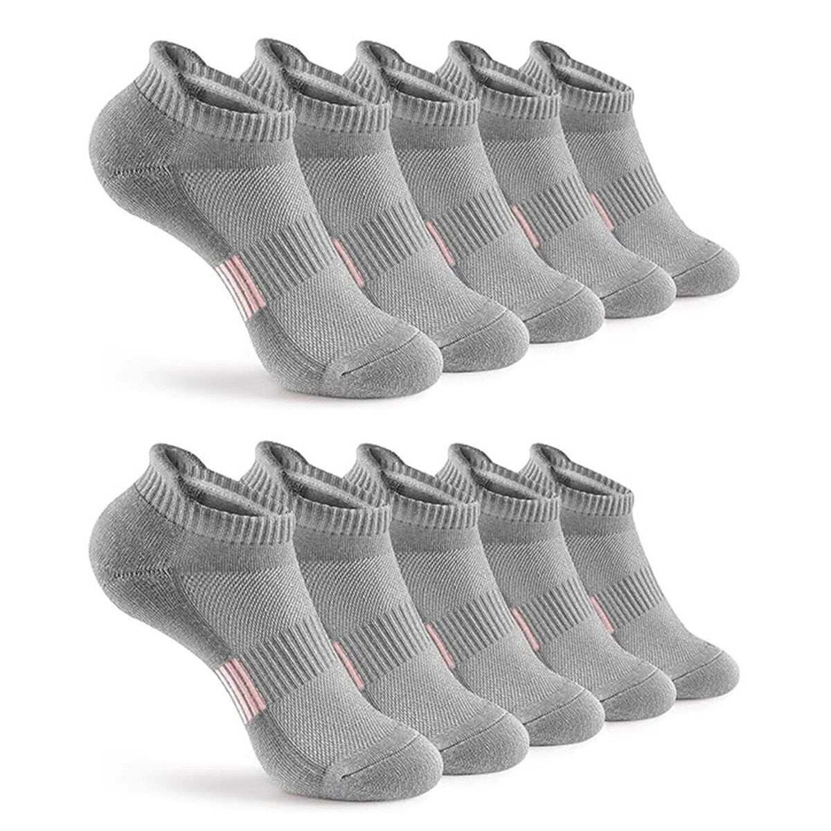 5 Pairs Ankle Socks Wear Resistant Elastic Breathable MoistureWicking Washable NonFading Running Athletic Socks