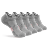 5 Pairs Ankle Socks Wear Resistant Elastic Breathable MoistureWicking Washable NonFading Running Athletic Socks