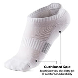 5 Pairs Ankle Socks Wear Resistant Elastic Breathable MoistureWicking Washable NonFading Running Athletic Socks