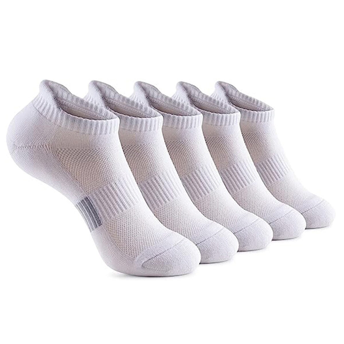 5 Pairs Ankle Socks Wear Resistant Elastic Breathable MoistureWicking Washable NonFading Running Athletic Socks