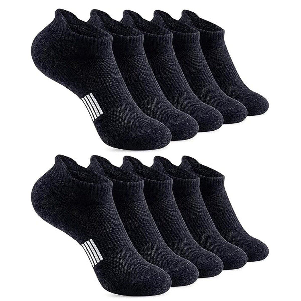5 Pairs Ankle Socks Wear Resistant Elastic Breathable MoistureWicking Washable NonFading Running Athletic Socks
