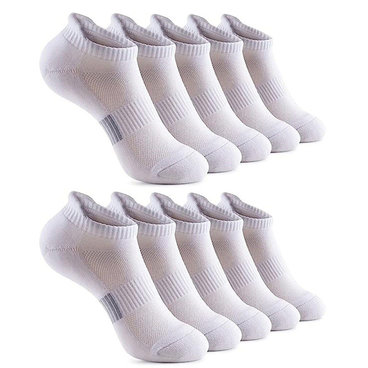 5 Pairs Ankle Socks Wear Resistant Elastic Breathable MoistureWicking Washable NonFading Running Athletic Socks
