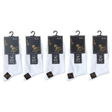 5 Pairs MidTube Thick High Elasticity Men Socks Autumn Winter Solid Color Business Socks