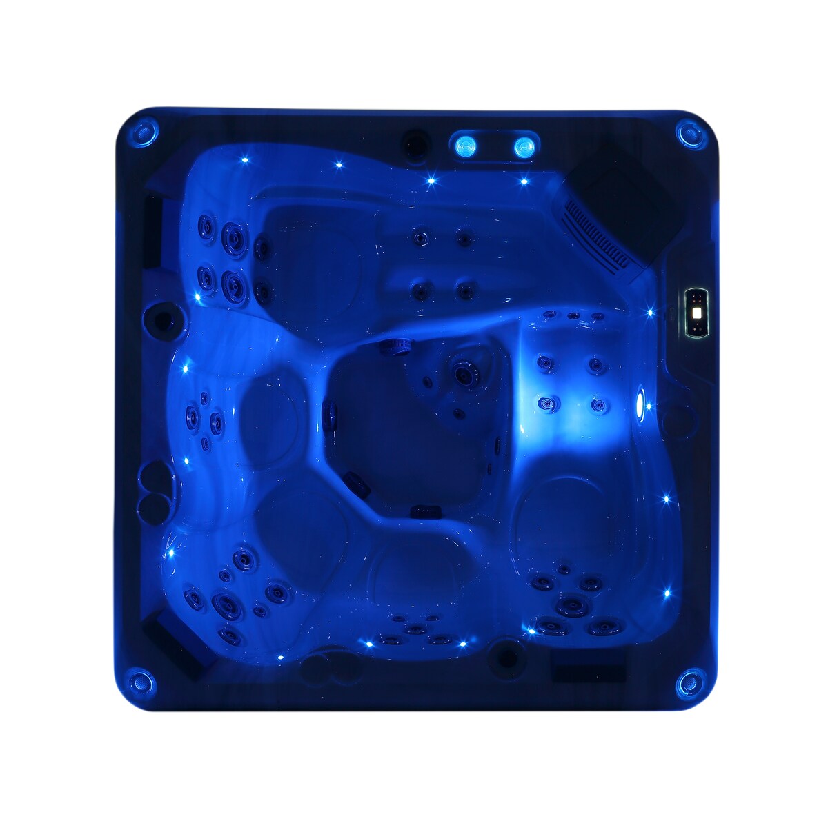 5-Person 41-Jet Premium Acrylic Lounger Spa Standard Hot Tub