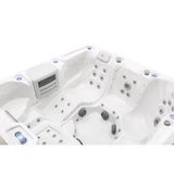 5-Person 54-Jet Premium Acrylic Lounger Spa Standard Hot Tub with two-step ladder and LED Waterfall