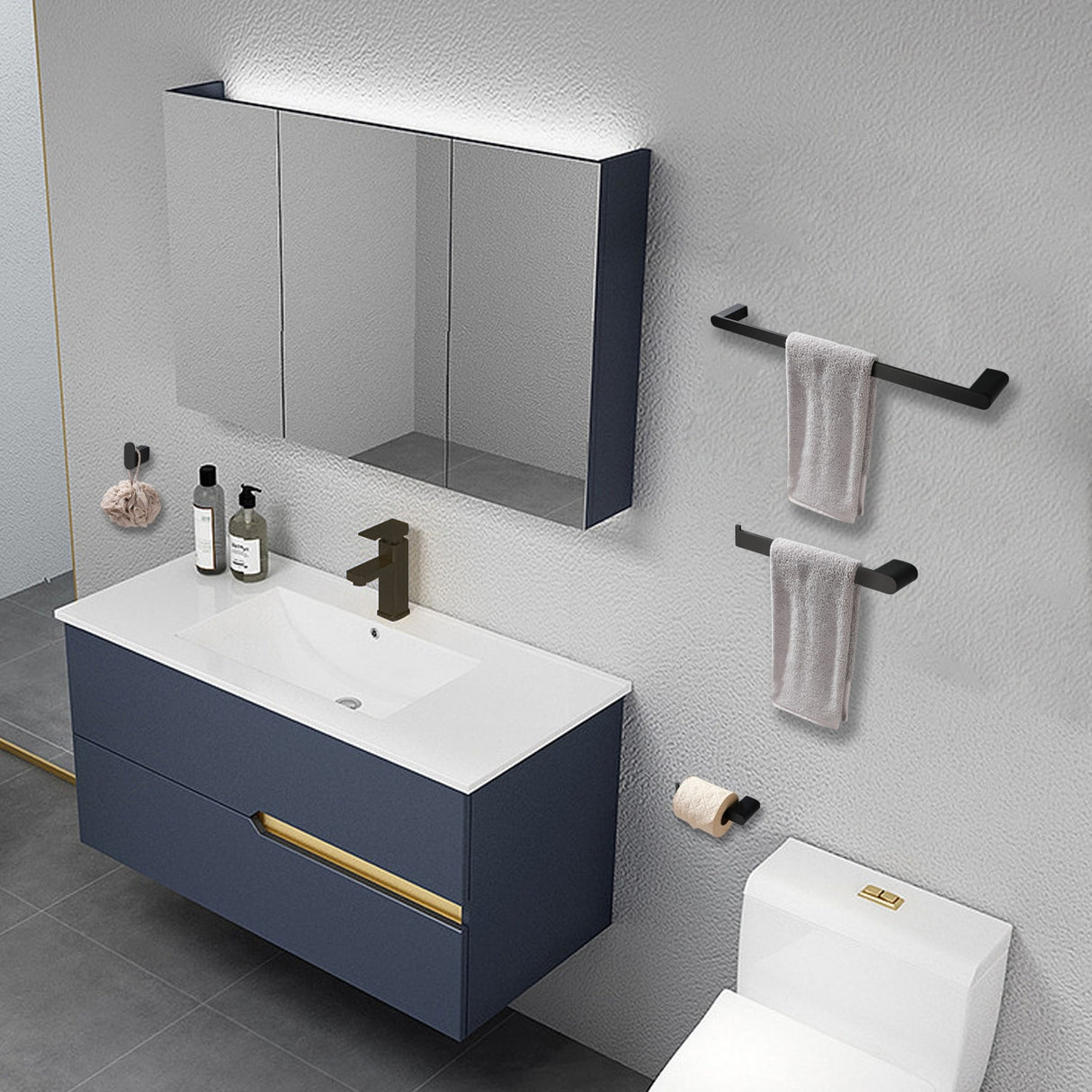 5 Piece Bathroom Hardware Set Bathroom Accessories