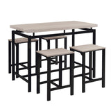 5 Piece Counter Height Dining Setwith 4 Chairs