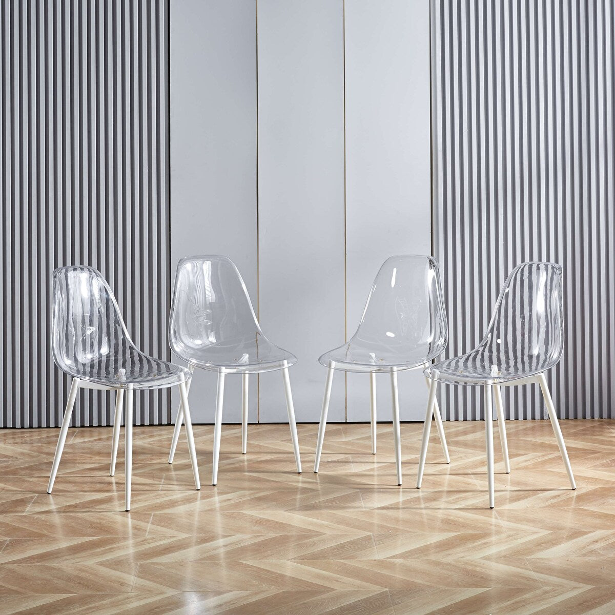 5-Piece Dining Set with MDF Table Top