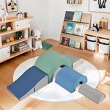 5-Piece Kids Climbing Toys Crawling Mat