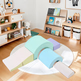 5-Piece Kids Climbing Toys Crawling Mat