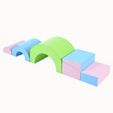 5-Piece Kids Climbing Toys Crawling Mat