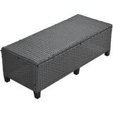 5-Piece L-Shaped Patio Rattan Sofa Set, Garden Furniture with Extendable Side Tables
