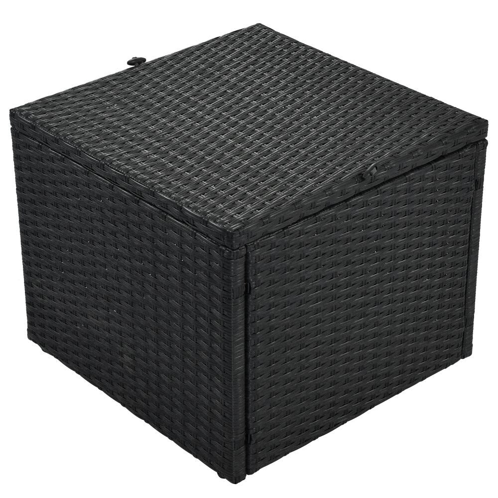 5-Piece Large Outdoor Wicker Sofa Set, PE Rattan, Movable Cushion, Sectional Lounger Sofa