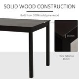 5-Piece Wooden Dining Sets for Dining Room