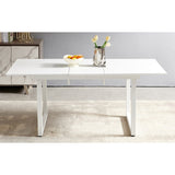 5 Pieces Dining Set,Table Metal Leg Dining Table for 4-6 people with MDF Table Top,Pedestal Dining Table