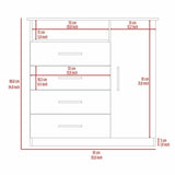 5-Shelf Wall Mounted Shoe Cabinet with Mirror Door